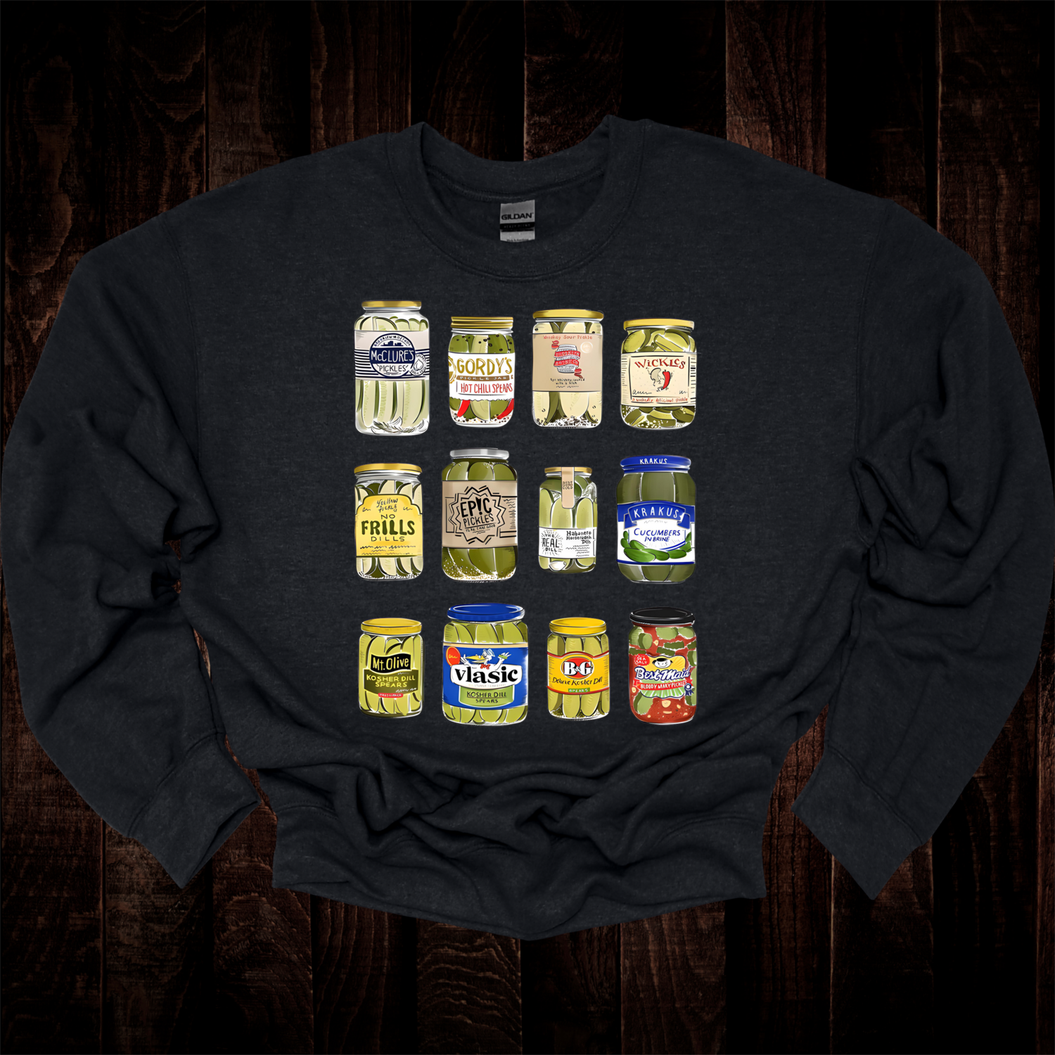 Viral Pickle Crew Neck Sweatshirt