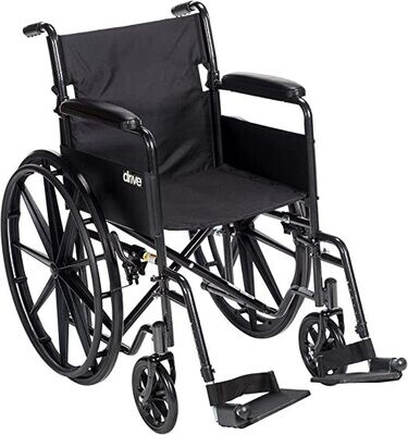 Drive Medical Silver Sport Folding Transport Wheelchair
Customer rate ★★★★
48-Hrs to 7-Days Free Delivery