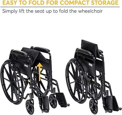 Drive Medical Silver Sport Folding Transport Wheelchair
Customer rate ★★★★
48-Hrs to 7-Days Free Delivery