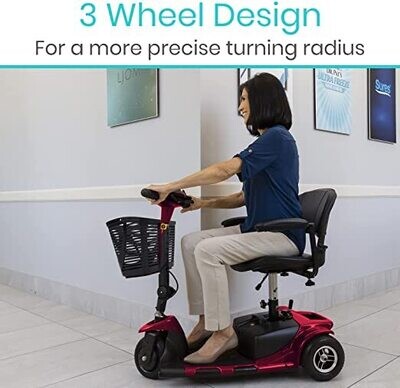 Vive 3-Wheel Powered Mobility Scooter Customer rate ★★★★★ 48-Hrs to 7-Days Free Delivery