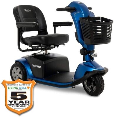 Pride Mobility Victory 3-Wheel Electric Scooter Customer rate ★★★★★ 48-Hrs to 7-Days Free Delivery