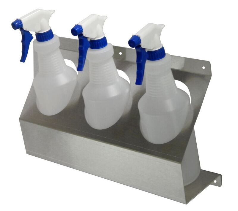Aluminum Triple Spray Bottle Holder Aluminum Triple Spray Bottle Holder