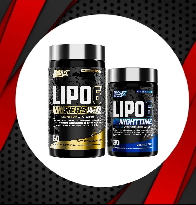 DUO NUTREX - LIPO 6 BLACK HER&#39;S + LIPO 6 BLACK NT
