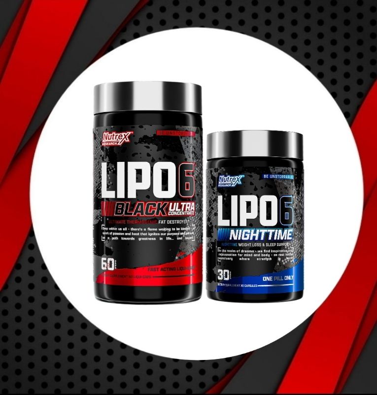 DUO NUTREX - LIPO 6 BLACK UC + LIPO 6 BLACK NT
