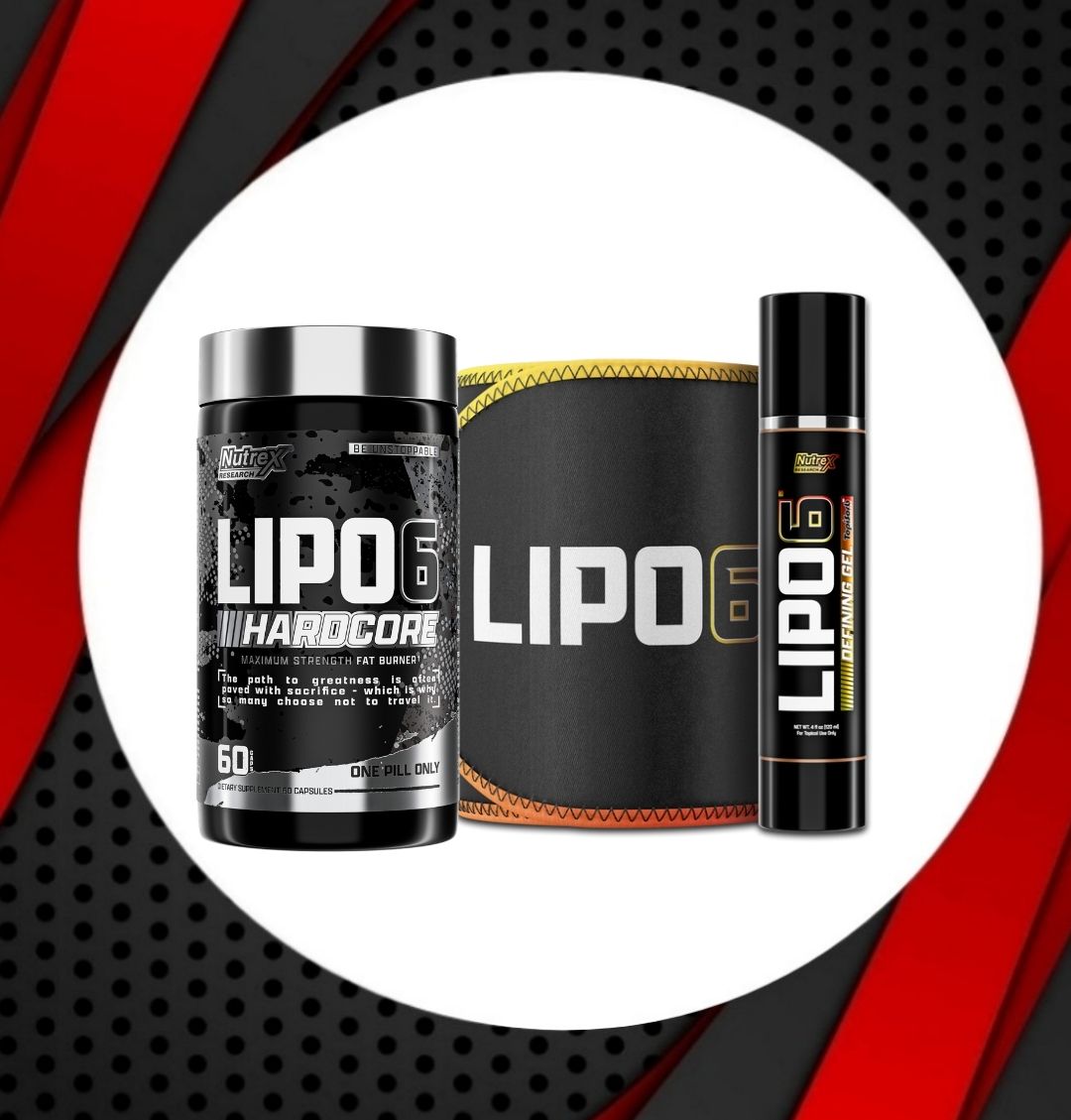 Combo - LIPO 6 BLACK HC + LIPO 6 GEL &amp; WAIST