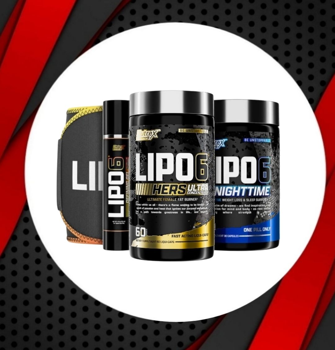 Combo - LIPO 6 GEL &amp; WAIST + LIPO 6 BLACK  HER&#39;S + LIPO 6 BLACK NIGHTTIME