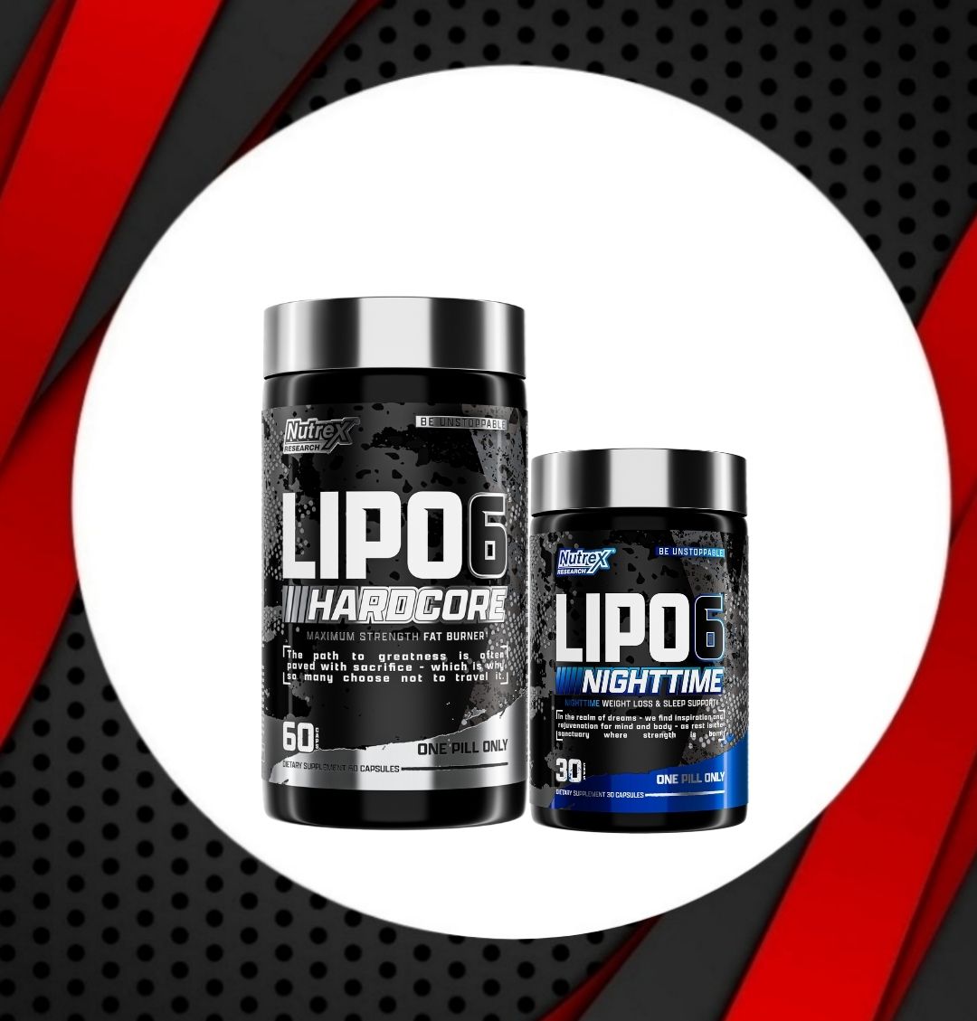 DUO NUTREX - LIPO 6 BLACK HC + LIPO 6 BLACK NT