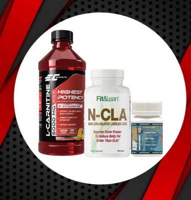 Combo - L-CARNITINE 5,000 + Fit&amp;Lean N-CLA + ADIPESSUM MCC