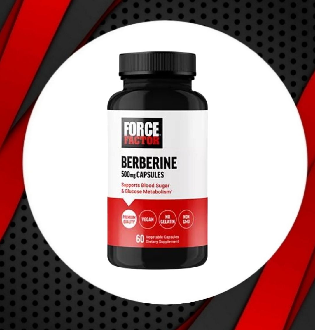 FORCE FACTOR BERBERINE 500mg (60 Caps)