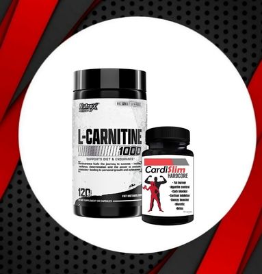 Combo - Nutrex L-CARNITINE 1,000 + CARDISLIM HARDCORE