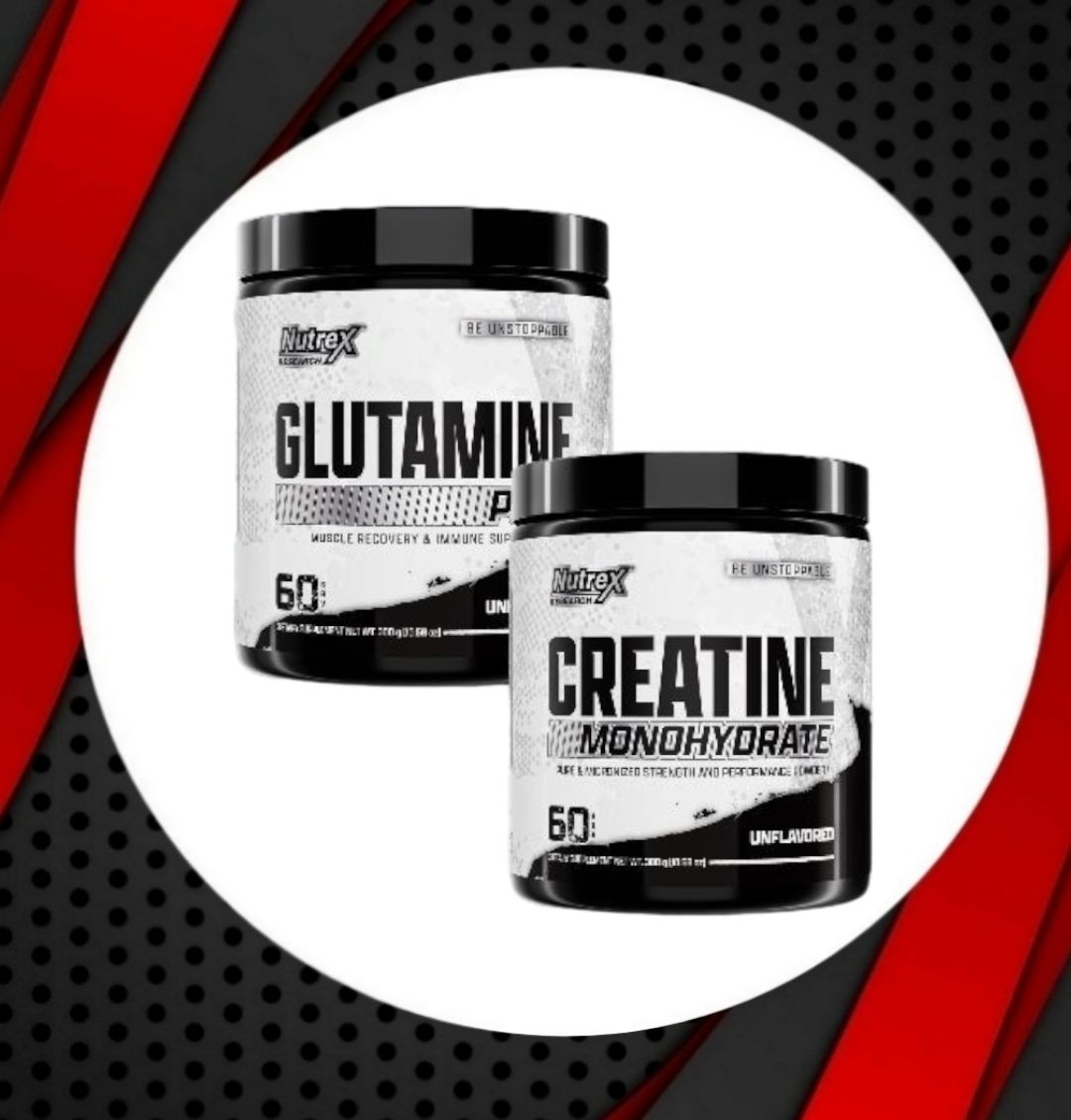 Nutrex Combo - GLUTAMINE PURE + CREATINE MONOHYDRATE
