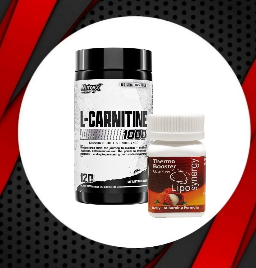 Combo - Nutrex L-CARNITINE 1,000 + LIPOSYNERGY