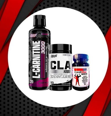 Combo - Nutrex L-CARNITINE 3,000 + Nutrex CLA 1,000 + CARDI SLIM HC