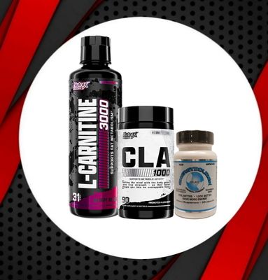 Combo - Nutrex L-CARNITINE 3,000 + Nutrex CLA 1,000 + ENERGYBOLIZER