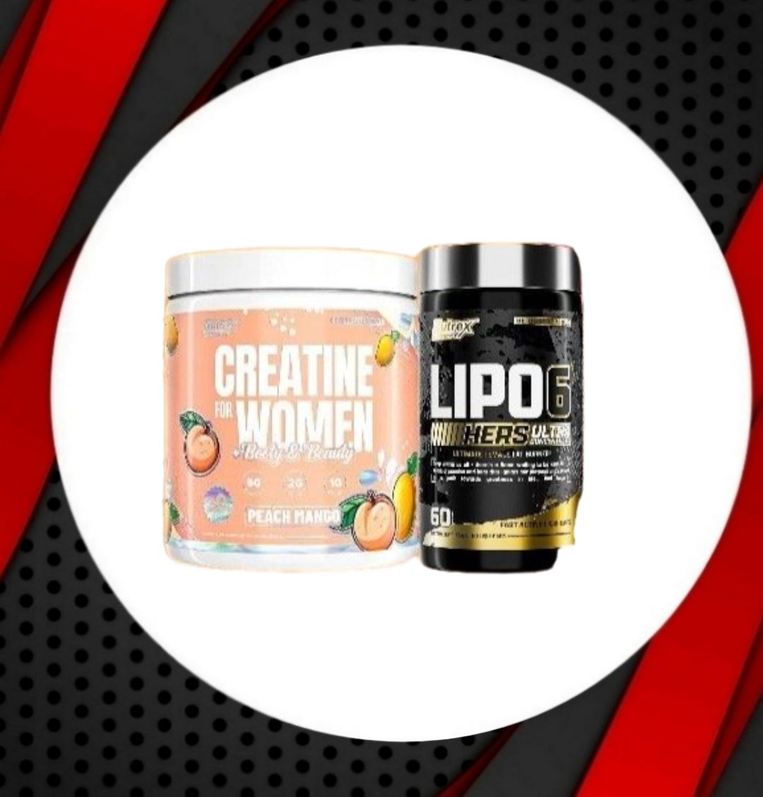 Combo NUTREX  - CREATINE FOR WOMEN + LIPO 6 BLACK HER&#39;S