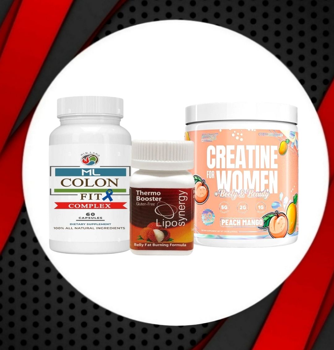 COMBO - COLON FIT + LIPOSYNERGY + CREATINE FOR WOMEN