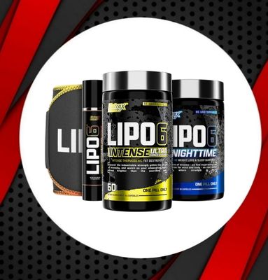 Combo - LIPO 6 GEL &amp; WAIST + LIPO 6 BLACK  INTENSE + LIPO 6 BLACK NIGHTTIME