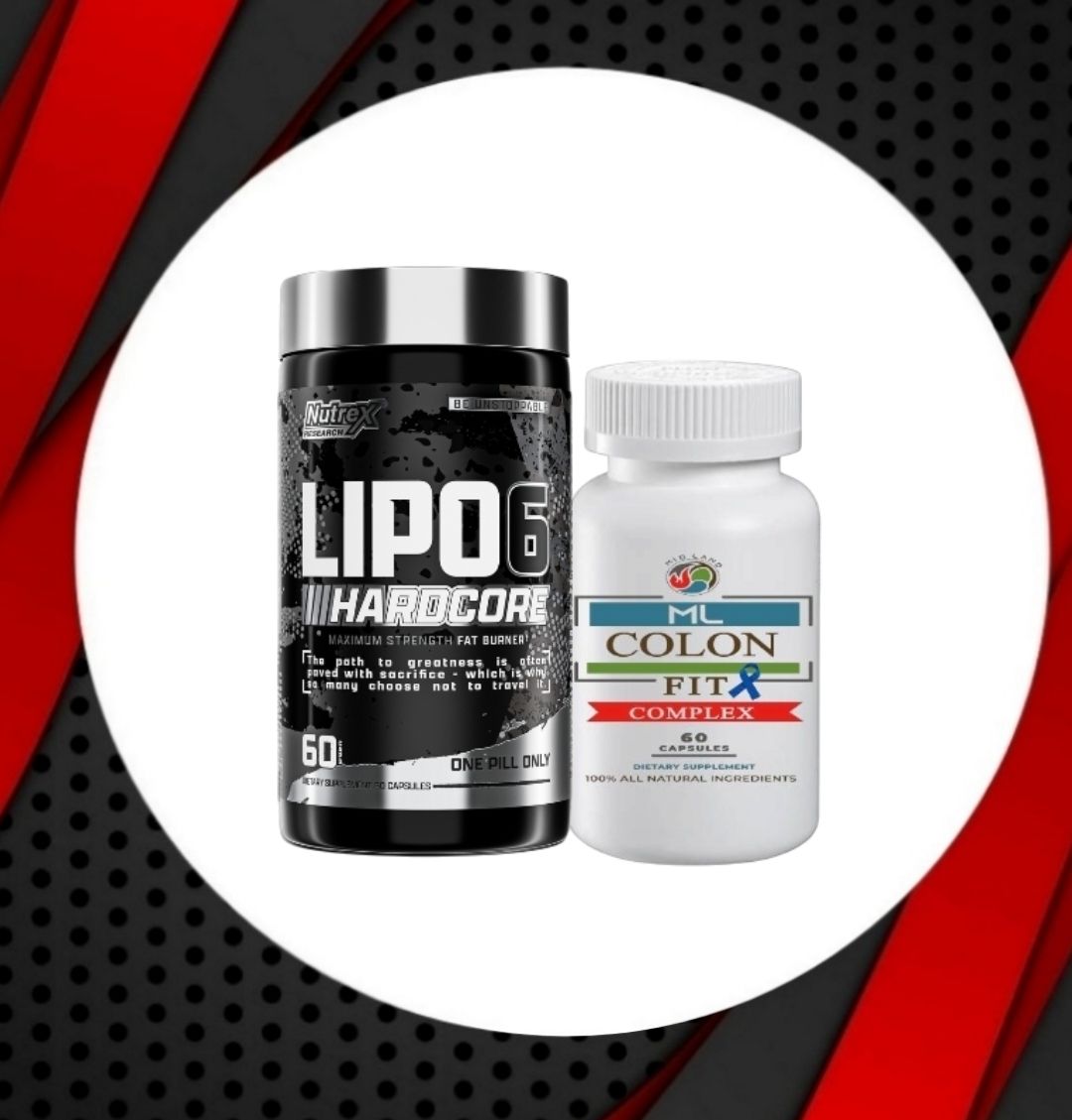 Combo - LIPO 6 BLACK HARDCORE + COLON FIT COMPLEX