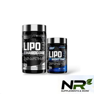 DUO NUTREX - LIPO 6 BLACK HC + LIPO 6 BLACK NT DUO NUTREX - LIPO 6 BLACK HC + LIPO 6 BLACK NT