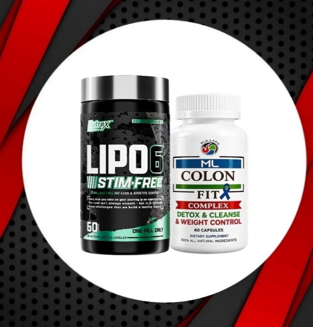 Combo - COLON FIT COMPLEX + LIPO 6 BLACK STIM-FREE