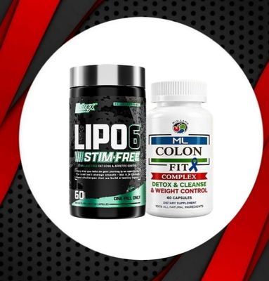 Combo - COLON FIT COMPLEX + LIPO 6 BLACK STIM-FREE