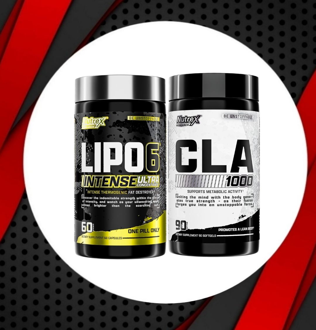 Combo - NUTREX CLA 1000 + LIPO 6 BLACK INT