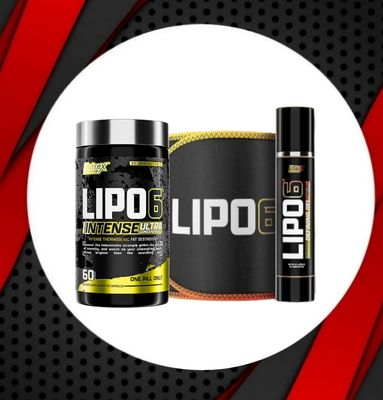 Combo - LIPO 6 BLACK INT + LIPO 6 GEL &amp; WAIST