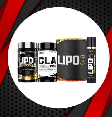 Combo - LIPO 6 BLACK HER'S + NUTREX CLA 1000 + LIPO 6 GEL &amp; WAIST
