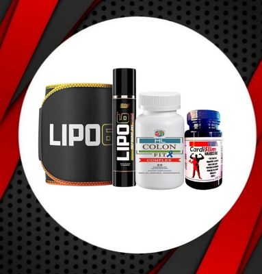 Combo - LIPO 6 DEFINING GEL + COLON FIT COMPLEX + CARDISLIM HARDCORE