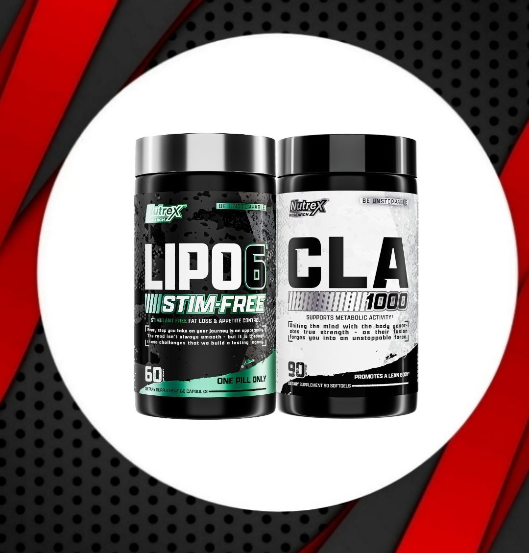 Combo - NUTREX CLA 1000 + LIPO 6 BLACK SF