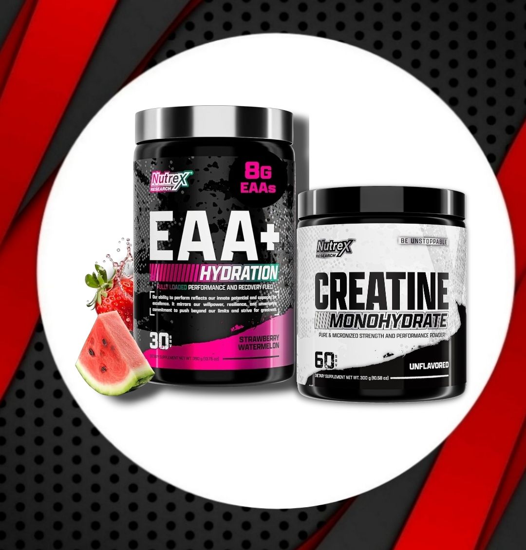 Combo NUTREX - EAA+ HYDRATION &amp; CREATINE MONIHYDRATE