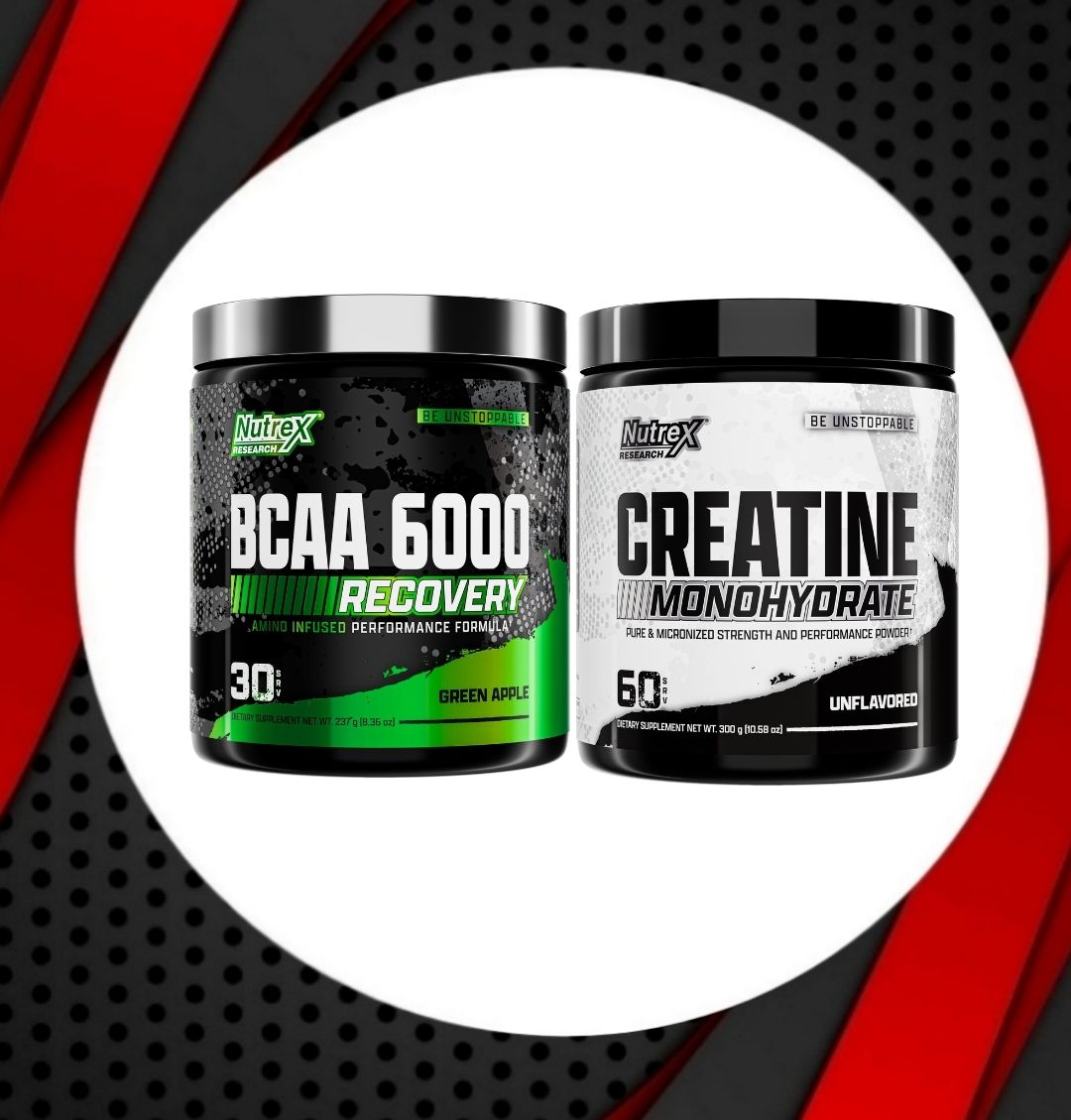 Combo NUTREX - BCAA 6000 RECOVERY &amp; CREATINE MONIHYDRATE