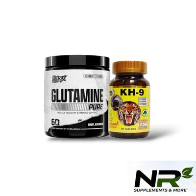 Combo - Nutrex GLUTAMINE + KH-9 Multivitamin