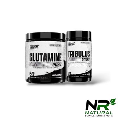 Combo - NUTREX GLUTAMINE PURE + TRIBULUS 1400