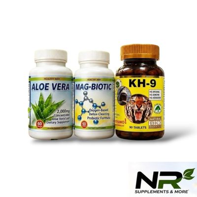 Combo - HW ALOE VERA 2,000mg &amp; HW MAG-BIOTIC &amp; LIPOSYNERGY