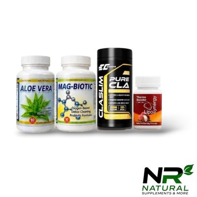 Combo - HW ALOE VERA 2,000mg &amp; HW MAG-BIOTIC &amp; EC CLA 2,000mg &amp; LIPOSYNERGY