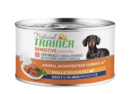 Natural Trainer Cane Sensitive Maiale Small & Toy 150 gr