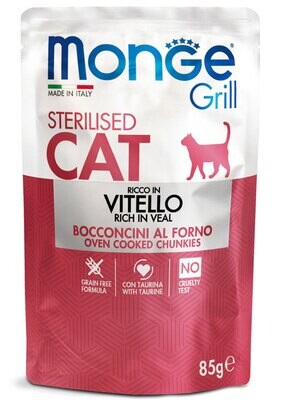 Bocconcini in Jelly Ricco in Vitello Sterilised Monge gatto
