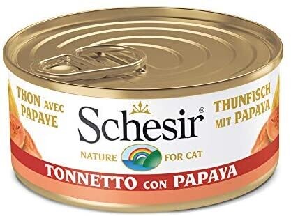 Tonnetto con Papaya 85 gr Schesir gatto