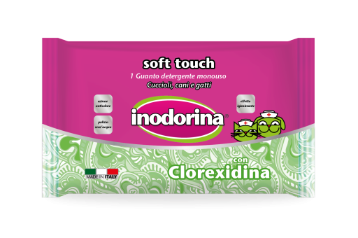 Inodorina Clorexidina Refresh salviette cane gatto