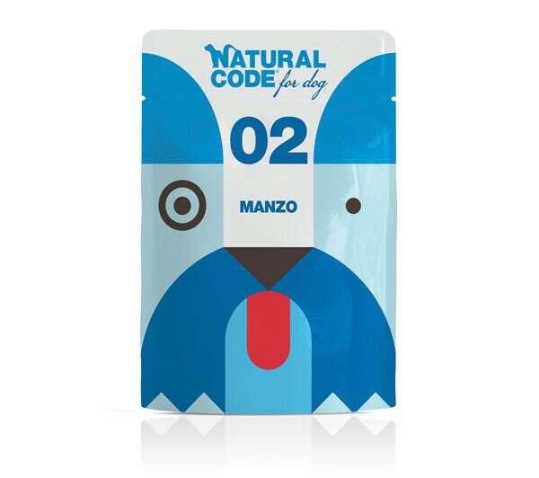 P02 Manzo Natural Code busta 300g