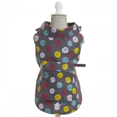 Impermeabile per cani Grey Dots Croci