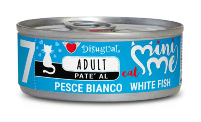 Mini Me Disugual Adult patè gatto 7 Pesce Bianco 85g
