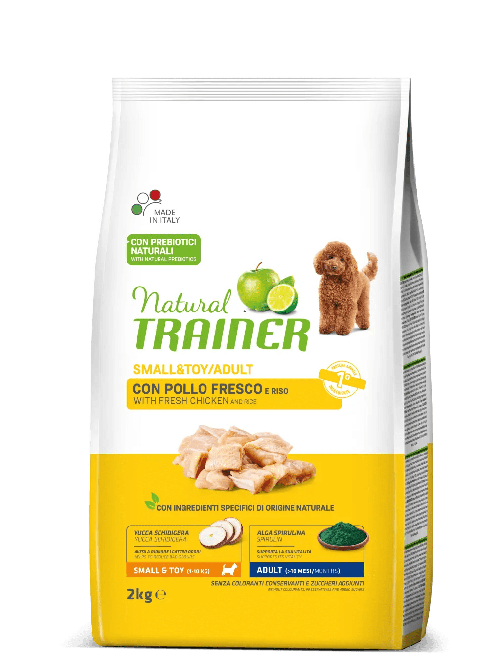 Natural Trainer Pollo Small & Toy Cane Adulto 2Kg