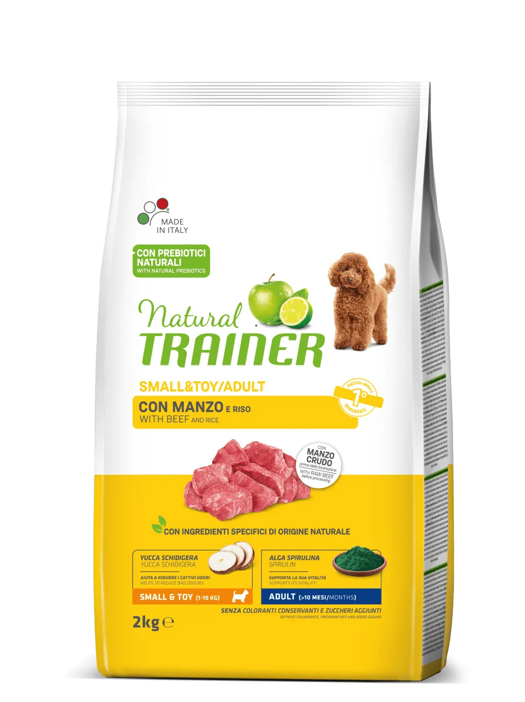 Natural Trainer Manzo Small & Toy Cane Adulto 2Kg
