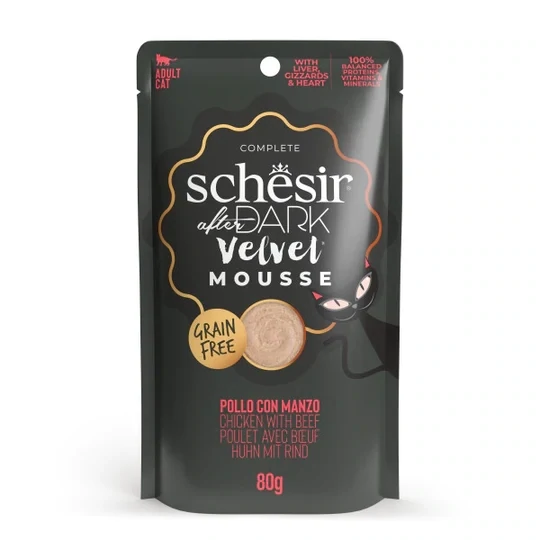 Schesir Pollo con Manzo After Dark Mousse busta 80g