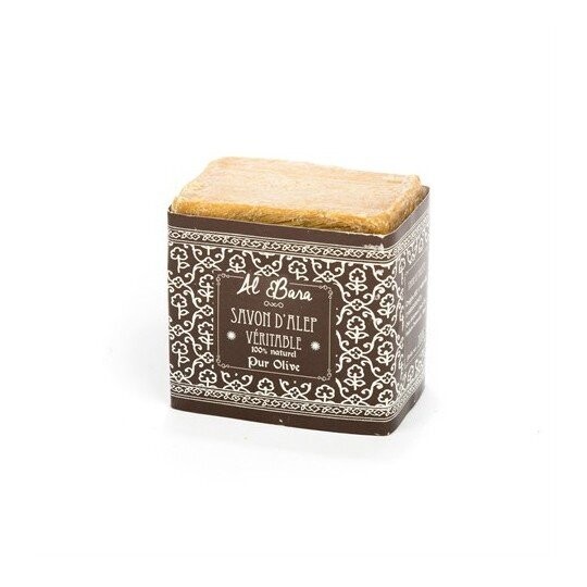 Savon d'Alep véritable pur olive Al Bara 100 g