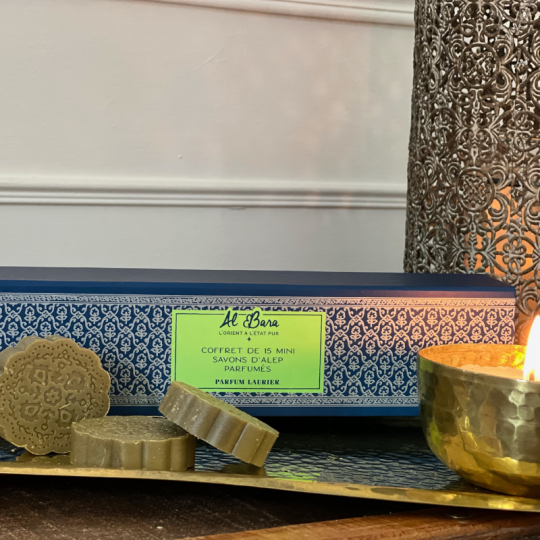 Coffret 15 mini savons laurier