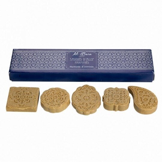 Coffret prestige 5 savons d'Alep véritable Al Bara 20 g