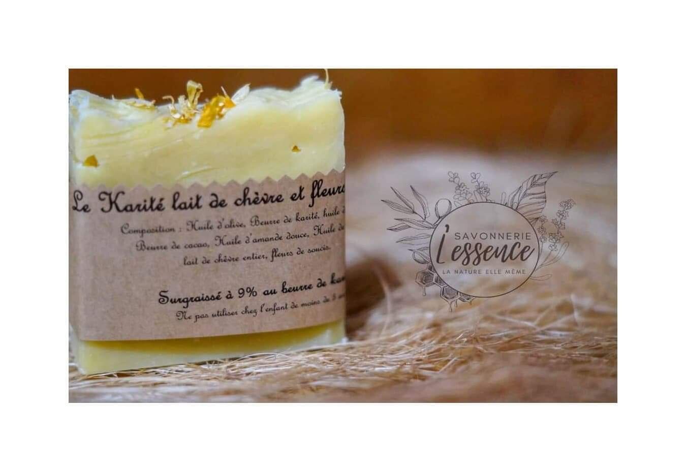 Le karité lait de chèvre et fleurs de soucis - 140 g